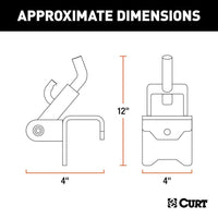 CURT Qualifies for Free Shipping CURT Replacement Weight Distribution Hitch Hookup Brackets #17208