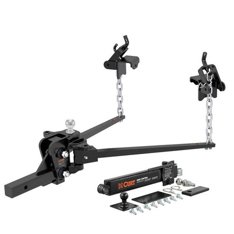 CURT Truck Freight - Not Qualified for Free Shipping CURT Short Trunnion Bar Weight Dist Hitch with Sway Control 10K Ball #17322