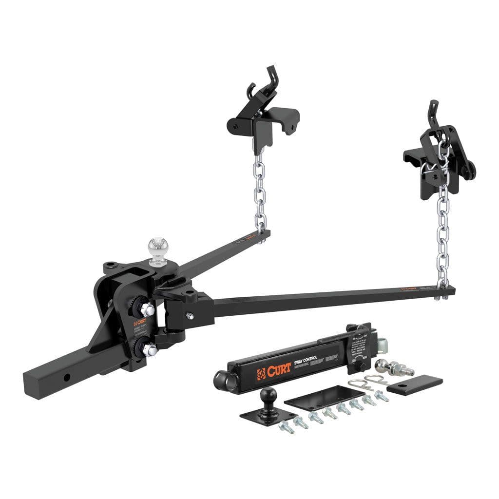 CURT Truck Freight - Not Qualified for Free Shipping CURT Short Trunnion Bar Weight Dist Hitch with Sway Control 15K #17422