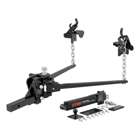 CURT Truck Freight - Not Qualified for Free Shipping CURT Short Trunnion Bar Weight Dist Hitch with Sway Control 15K #17422