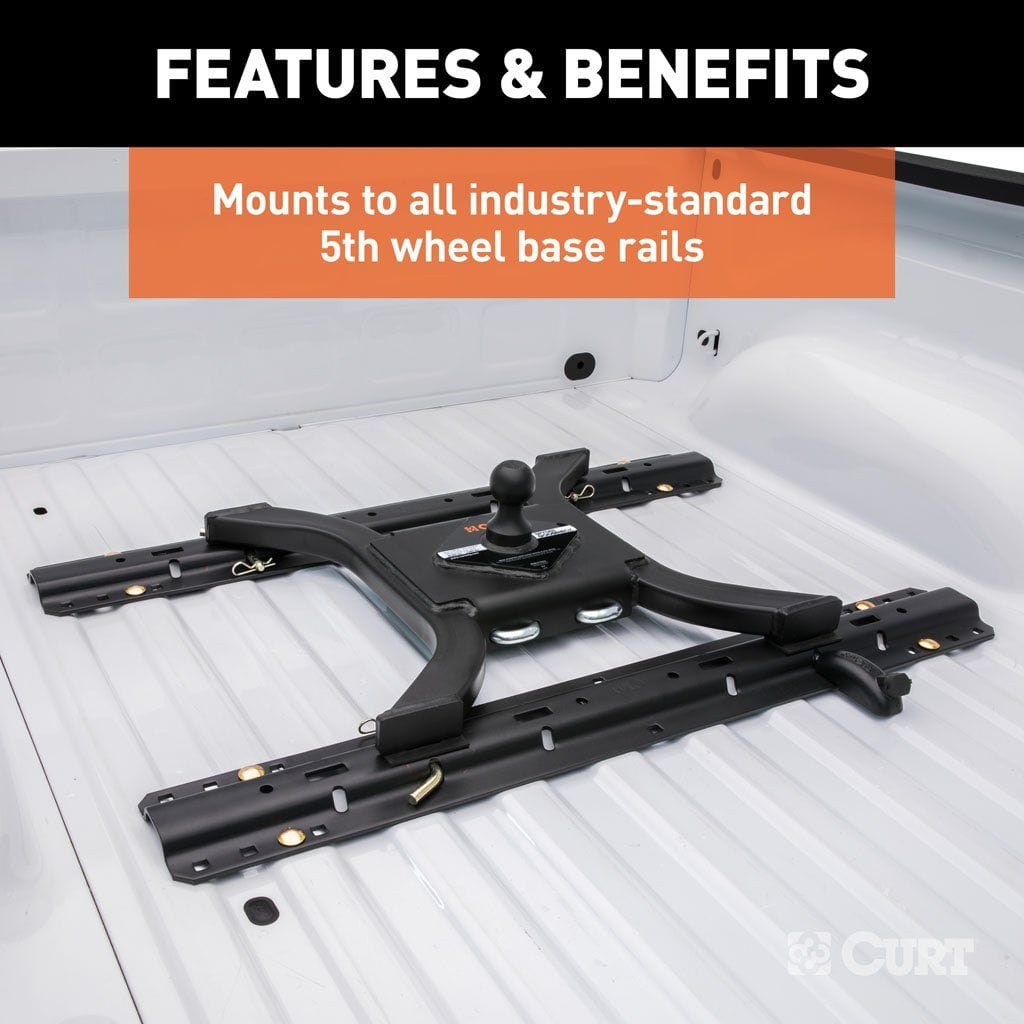 CURT Oversized - Not Qualified for Free Shipping CURT Spyder 5th Wheel to Gooseneck Adapter Hitch #16085