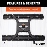 CURT Oversized - Not Qualified for Free Shipping CURT Spyder 5th Wheel to Gooseneck Adapter Hitch #16085
