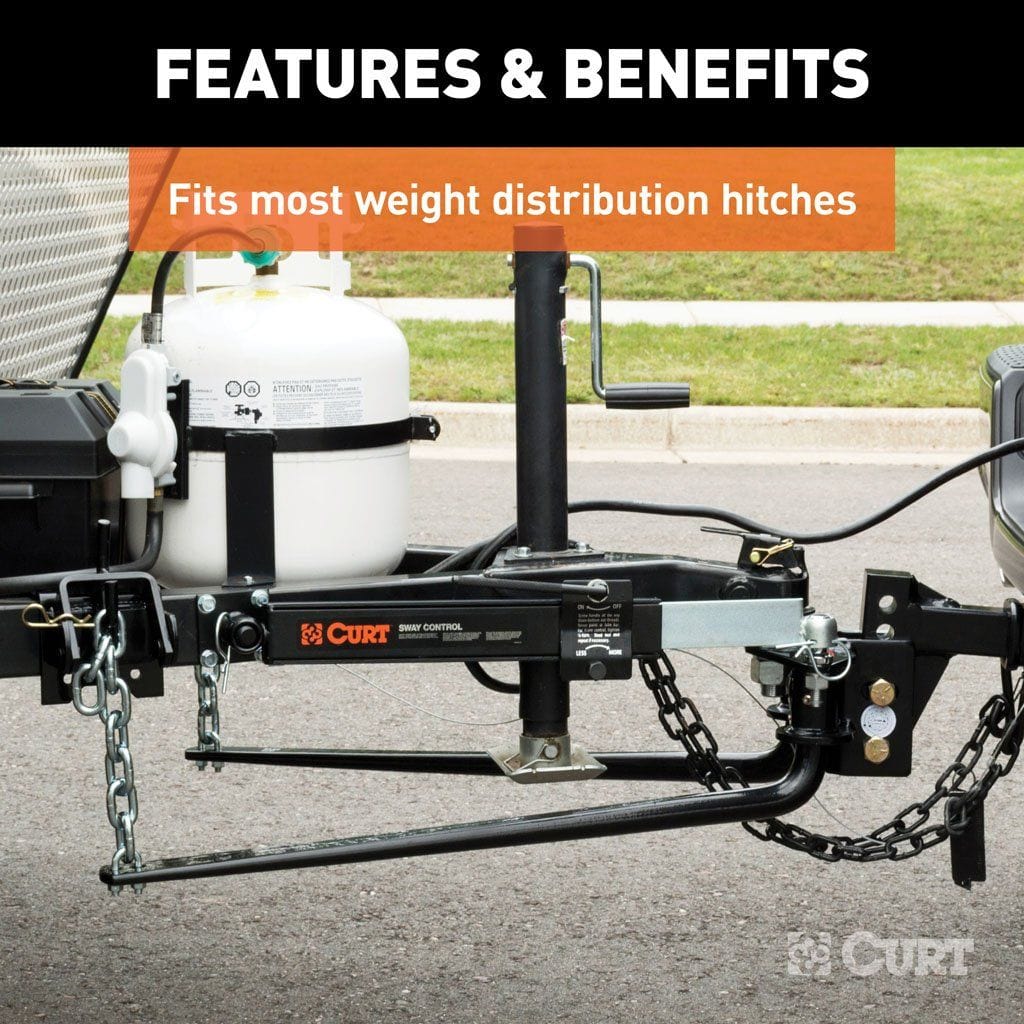 CURT Qualifies for Free Shipping CURT Trailer Anti-Sway Bar Control Kit #17200