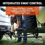 CURT Truck Freight - Not Qualified for Free Shipping CURT TruTrack 2P Weight Distribution Hitch 2X Sway Control 8K-10K #17601
