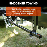 CURT Truck Freight - Not Qualified for Free Shipping CURT TruTrack 2P Weight Distribution Hitch 2X Sway Control 8K-10K #17601