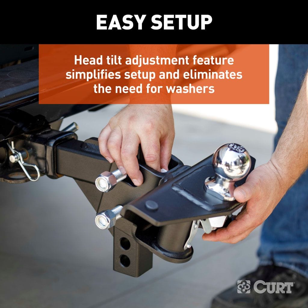 CURT Truck Freight - Not Qualified for Free Shipping CURT TruTrack 2P Weight Distribution Hitch 2X Sway Control 8K-10K #17601