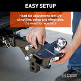 CURT Truck Freight - Not Qualified for Free Shipping CURT TruTrack 2P Weight Distribution Hitch 2X Sway Control 8K-10K #17601