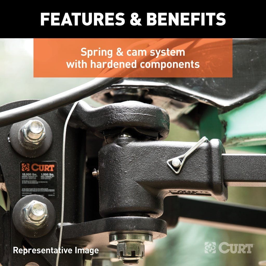 CURT Truck Freight - Not Qualified for Free Shipping CURT TruTrack Light-Duty Weight Dist Hitch with Sway Control 8K #17499