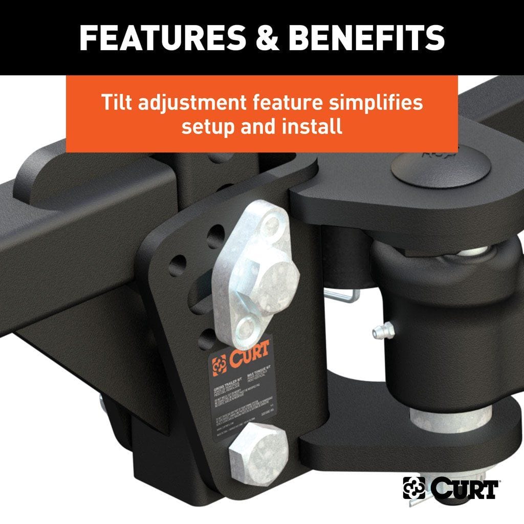 CURT Truck Freight - Not Qualified for Free Shipping CURT TruTrack Light-Duty Weight Dist Hitch with Sway Control 8K #17499
