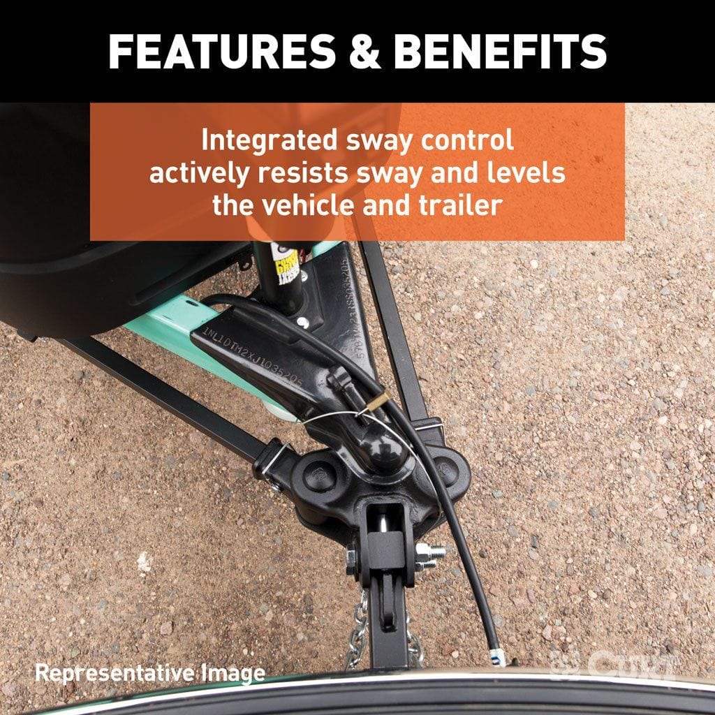 CURT Truck Freight - Not Qualified for Free Shipping CURT TruTrack Weight Distribution Hitch with Sway Control 10K #17500