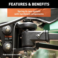 CURT Truck Freight - Not Qualified for Free Shipping CURT TruTrack Weight Distribution Hitch with Sway Control 10K #17500