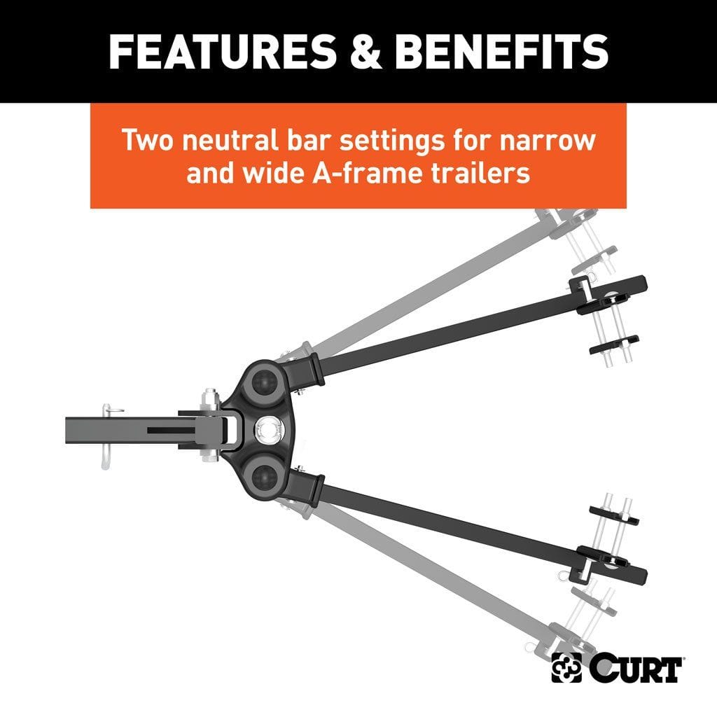 CURT Truck Freight - Not Qualified for Free Shipping CURT TruTrack Weight Distribution Hitch with Sway Control up to 15K #17501