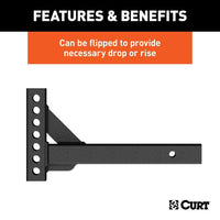 CURT Qualifies for Free Shipping CURT Weight Dist Hitch Shank 2