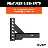 CURT Qualifies for Free Shipping CURT Weight Distribution Hitch Shank 2