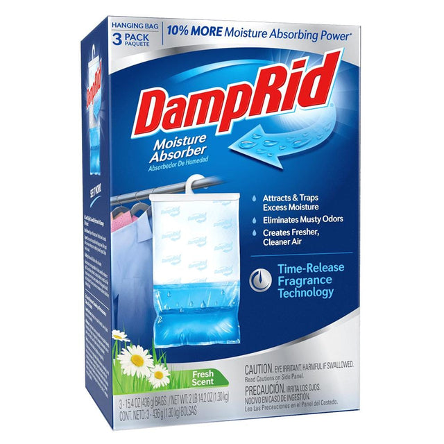 Damp Rid Qualifies for Free Shipping Damp Rid Dr Hanging Bag Fresh 3-pk 15.4 oz #FG83FSSB