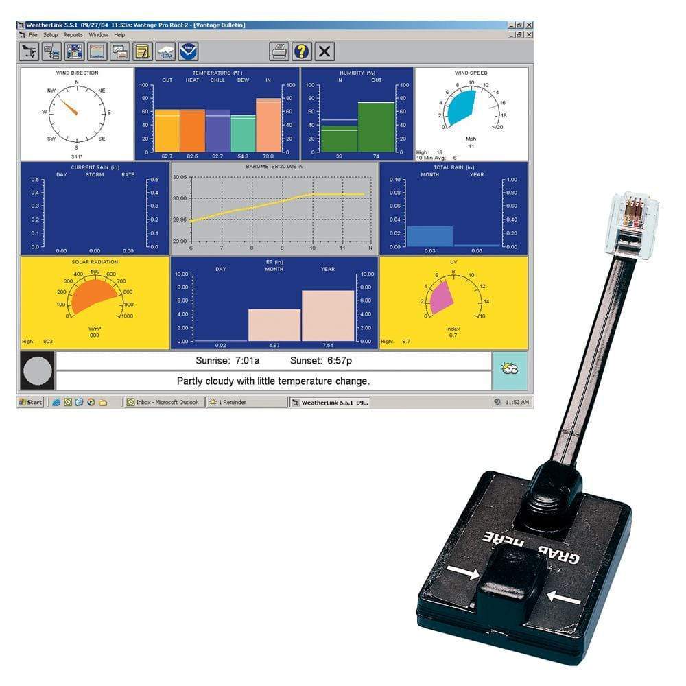 Davis Instruments Qualifies for Free Shipping Davis WeatherLink Windows Software #6510SER