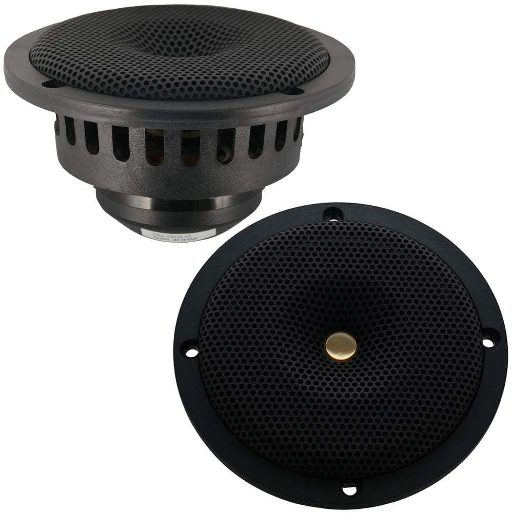 DC GOLD 5.25" Reference Series Speakers Black 8 Ohm #N5R BLACK 8 OHM