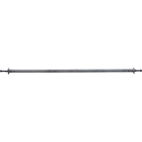 Dexter Axle 2' x 2' Square Galvanized 2000 lb Straight #49538