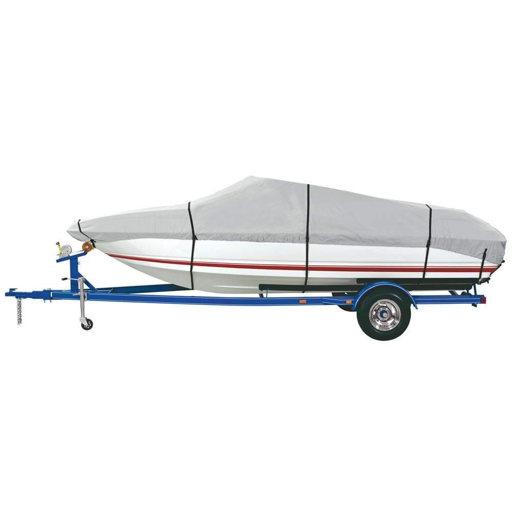 Dallas Manufacturing Qualifies for Free Shipping DMC Heavy Duty Polyester Boat Cover Model D 17-19' V-Hull #BC2101D