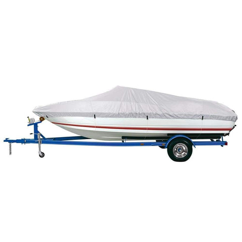 Dallas Manufacturing Qualifies for Free Shipping DMC Reflective Polyester Boat Cover Model A 14-16' V-Hull #BC1301A