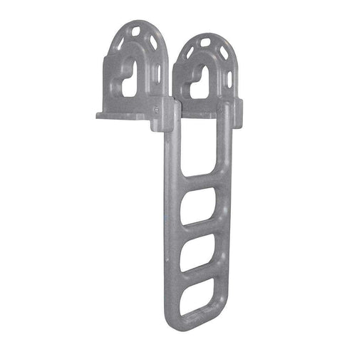 Dock Edge Qualifies for Free Shipping Dock Edge 4-Step Dock Ladder Grey #2064-F