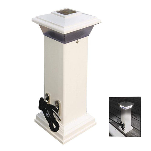 Dock Edge Qualifies for Free Shipping Dock Edge Cleatlite Solar Dock Light w/SS Mooring Cleat 12" #96-250-F