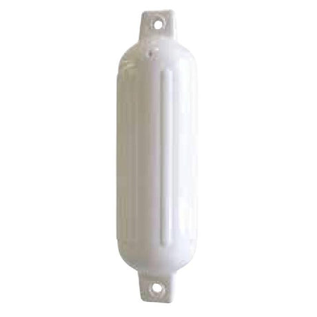 Dock Edge Qualifies for Free Shipping Dock Edge Fender Ribbed Twin Eye 4.5" x 16" White Dockside #DE79161F