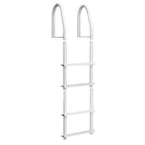 Dock Edge Qualifies for Free Shipping Dock Edge Fixed 4-Step Ladder Bright White Galvalume #2104-F