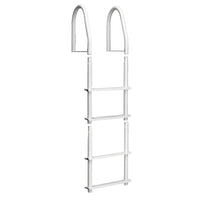 Dock Edge Qualifies for Free Shipping Dock Edge Fixed 4-Step Ladder Bright White Galvalume #2104-F