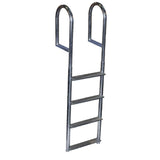 Dock Edge Not Qualified for Free Shipping Dock Edge Ladder 4-Step Fixed Wide Step Welded Aluminum #DE2044F