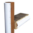 Dock Edge Qualifies for Free Shipping Dock Edge Piling Bumper One End Capped 6' White #1020-F