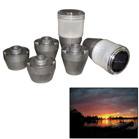 Dock Edge Qualifies for Free Shipping Dock Edge Postlite Solar LED Post Light 2-pk #96-258-F