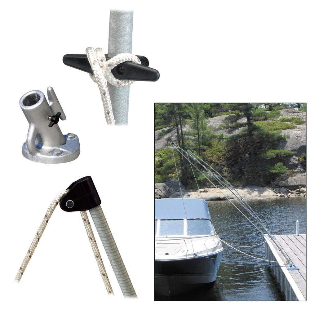 Dock Edge Qualifies for Free Shipping Dock Edge Premium Mooring Whip 2-pc 12' 5000 lb up to 23' #3400-F