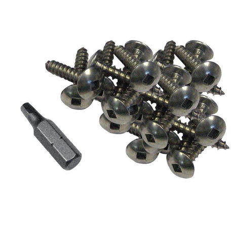 Dock Edge Qualifies for Free Shipping Dock Edge Stainless Profile Fasteners 100 PCS 1" #1006-F