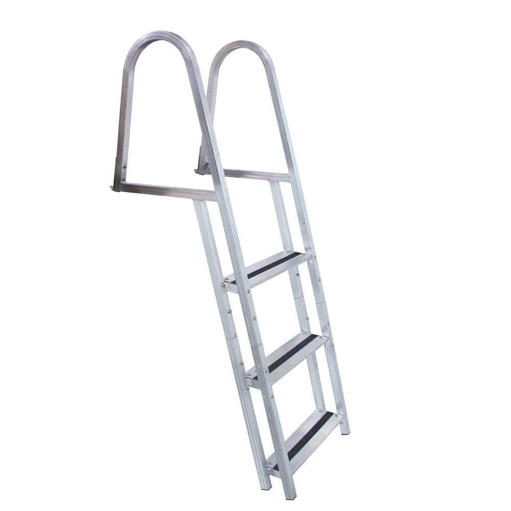 Dock Edge Qualifies for Free Shipping Dock Edge Stand-Of Aluminum 3-Step Ladder with Quick Release #2053-F
