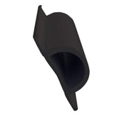 Dock Edge Qualifies for Free Shipping Dock Edge Standard D PVC Profile 16' Roll Black #1193-F