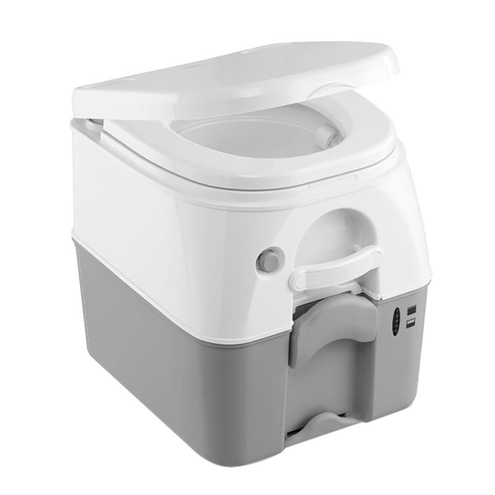 Dometic Qualifies for Free Shipping Dometic 975 Portable Toilet 5.0 Gallon Grey w/Brackets #301097506