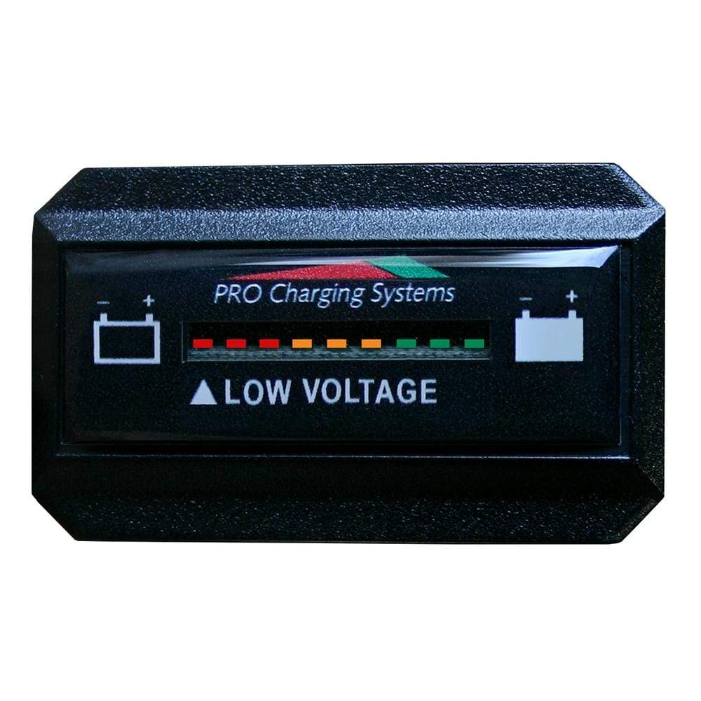 Dual Pro Battery Gauge 24v for Electric Vehicle Rectangle #BFGWOVR24V