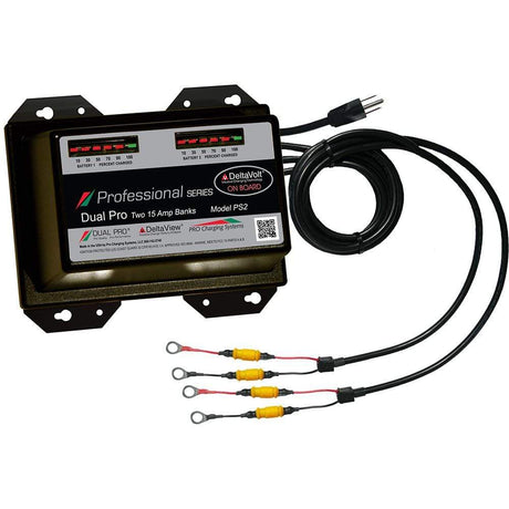 Dual Pro Qualifies for Free Shipping Dual Pro Prefessional Series 30a 15a 2-Bank Battery Charger #PS2