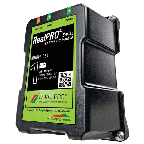 Dual Pro Qualifies for Free Shipping Dual Pro RealPRO Series 6a 1-Bank Battery Charger #RS1