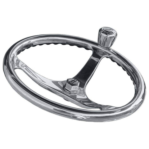 Edson Marine Qualifies for Free Shipping Edson 14.5" SS Comfort Grip Steering Wheel w/PowerKnob #1710ST-14-KIT