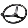 Edson Marine Qualifies for Free Shipping Edson Power Wheel Black with Black Nut & Black Knob 14.5" #1710BL-14B-KIT