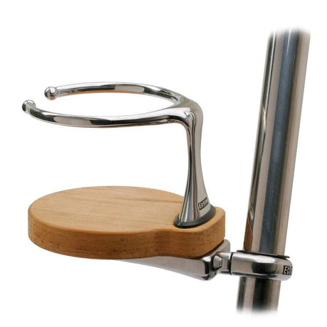 Edson Marine Qualifies for Free Shipping Edson Single Clamp-On Drink Holder Teak #878TK-1-125