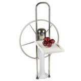 Edson Marine Not Qualified for Free Shipping Edson White Poly Fold Down Luncheon Table #761WH-95