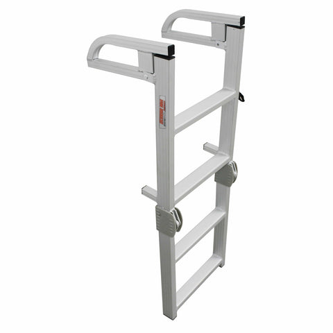 Extreme Max Qualifies for Free Shipping Extreme Max Aluminum 4-Step Compact Folding Pontoon Ladder #3005.4089