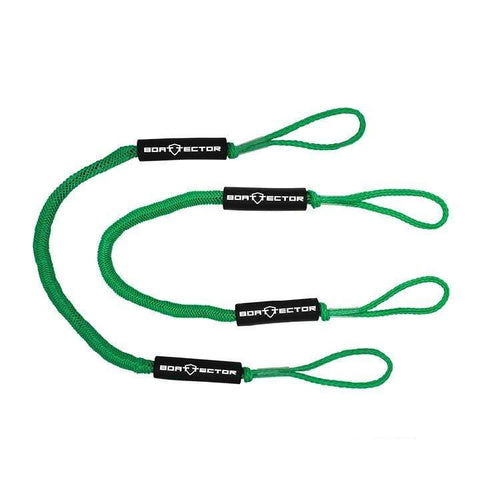 Extreme Max BoatTector Bungee Dock Line 2-pk 4' Green #3006.2738