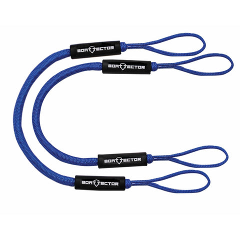 Extreme Max BoatTector Bungee Dock Line 2-pk 5' Blue #3006.2711