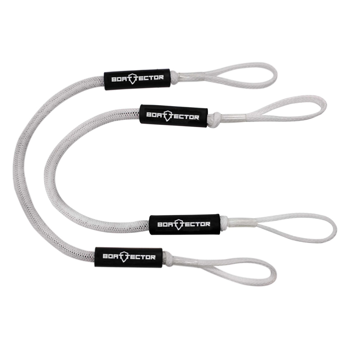 Extreme Max BoatTector Bungee Dock Line 2-pk 5' White #3006.2708