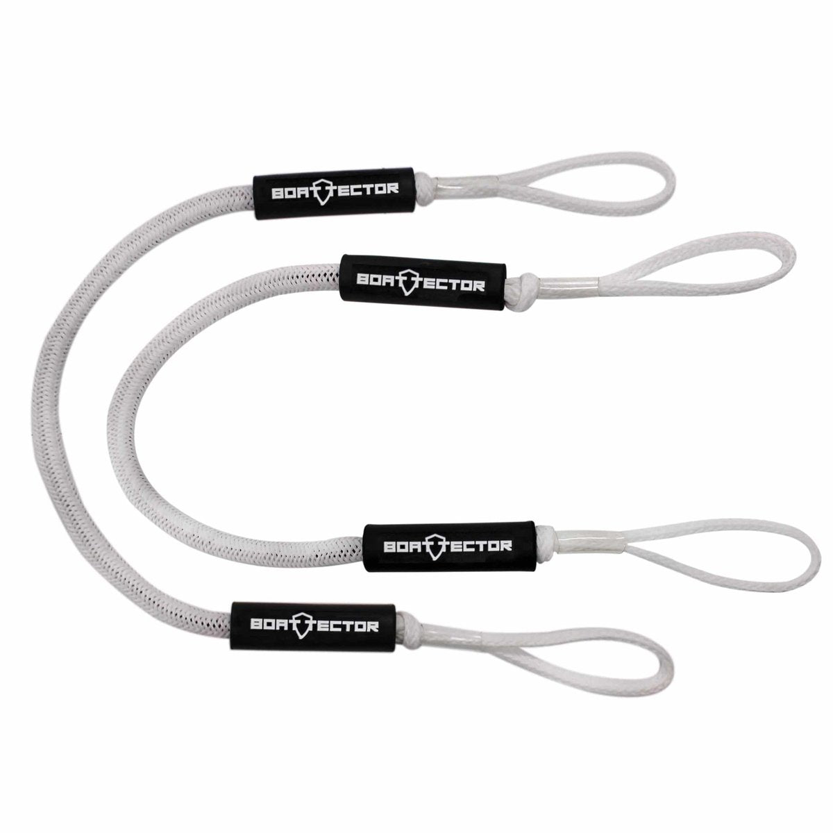 Extreme Max BoatTector Bungee Dock Line 2-pk 6' White #3006.2717