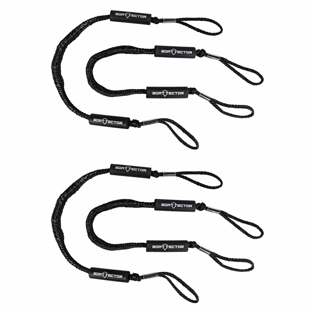 Extreme Max Qualifies for Free Shipping Extreme Max BoatTector Bungee Dock Line 4-pk 4' Black #3006.3219